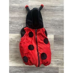 Dream Play Imagine Infant Baby Red Ladybug Hooded Halloween Costume Size 24 Mo